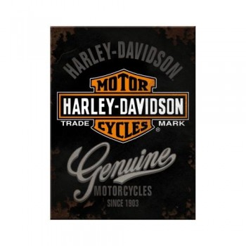 Магнит Nostalgic-Art "Harley-Davidson Genuine Logo" (14225)